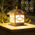 雷士照明（NVC）太阳能柱头灯庭院围墙柱子灯别墅防水墙头门灯 三色光-中式风-大号