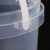婕满果食品级PP塑料桶密封透明带盖水果奶茶包装收纳桶方圆5L水桶 150ml(圆桶);透明 150ml(圆桶) 透明