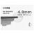 ABB五孔带USB+10A（A+C口）轩璞系列灰色超薄面板定制