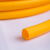 头高压黄管PVC黄色压力管 编织网管多用途气管软管水管 黄管7.5X1M/75米