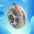 磁粉制动器离合器张力控制器单轴双轴空心煞车电机24v 1.2kg空心轴磁粉制动器HFC-015