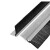 濠通铝合金条刷工业防尘毛刷机床条刷 加厚H型-毛高50mm（1米）
