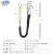 安全腰带电工安全带户外防坠落高空作业安全绳快插半身式双背套装 套装二+单绳大挂钩