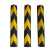 布尔诺曼 橡胶护角护墙角护角胶条 橡胶护角 1米高10公分宽厚度0.8  黄黑