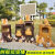 户外卡通创意垃圾桶雕塑公园景区幼儿园玻璃钢动物松鼠果皮箱分类定制 HY1643B 猪妈妈垃圾桶