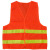 反光背心建筑施工安全服荧光反光马甲道路环卫反光服可印 燕尾：桔色