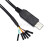 FT232RL USB转UART TTL-232R 3.3V 5V 6P杜邦串口线 下载线 TTL3.3V 1X1 6P 5m