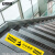 安赛瑞 防滑防水耐磨斜纹地贴 警示提示贴 台阶贴 50x10cm  顾客止步  5条装  1H02246