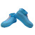七格匠 防水拉链防雨防滑加厚耐磨户外便携易穿脱成人儿童硅胶雨鞋套 青色S码 