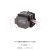 蠕动泵泵头YZ1515X YZ2515X DG-1 DG-2 DG15-24单通道双通道 兰格YZ1515X-C(3)黑色