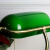 松下灯美式复古书房书桌工作阅读台灯老上海民国绿色银行卧室台灯 祖母 祖母绿玻璃罩LED4瓦(暖光)