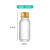 贝傅特 玻璃瓶 实验室分装瓶 化工样品瓶透明瓶带盖大口径小瓶子空瓶小药瓶 60ml大肚 