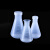 施莱登 塑料三角锥形瓶化学实验瓶子250ml500ml烧杯直口广口摇瓶 100ml大口不带盖1个 