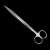 元汗 不锈钢剪刀 教学剪刀实验室解剖剪 直圆14cm剪刀 1把 1218