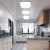 雷士照明（NVC）LED集成吊顶灯 卫生间灯厨房灯吸顶灯铝扣板灯平板灯面板灯具 拉丝银-18瓦-正白光-300*300