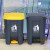 废料化学品分类垃圾箱脚踏垃圾桶锐器加厚型塑料专用加厚大桶针筒 40L加厚脚踏桶- 无
