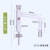 水分活塞油水 平行仪器节玻璃分离器器材分水器可定制管实验室阀 A型玻璃活塞19*19