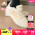 adidas热卖 ENTRAP休闲运动板鞋少年感复古篮球鞋女子阿迪达斯官方 白/浅蓝/浅橙色 37