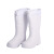 耀王防水防油防耐酸碱雨靴清洁卫生靴实验室雨鞋 白色EVA棉 41 