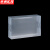 京洲实邦 商超茶叶包装盒可定制LOGO透明塑料盒【19X12.5光面23丝/50个】ZJ-4383