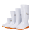 大码白色雨鞋厂工作雨靴防滑卫生靴防油加绒加棉保暖水鞋 508中筒白色 标准码 42 507高筒白色 标准码 45
