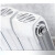 尚杰暖气片铜铝复合散热器8080双剑款40/25口径大水道取暖器 高1.6米18柱一组 2组起拍（定制）
