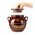 陶瓷猪油罐储物罐土陶带盖厨房耐高温装油坛子大容量油缸 水容量30斤红釉油坛