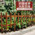 金格羽护栏庭院 庭院围栏护栏防腐实木栏杆栅栏篱笆菜花园菜坛护栏户的 碳化-色60-20/35板厚9--m-m 小