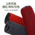 阿力牛 AYJ112 双条纹防滑地垫 耐脏防水可裁剪脚垫 红色加厚加密款  0.9米宽*1米