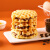阿华田（Ovaltine）肉松夹心华夫饼箱装340g西式早餐麦芽巧克力味蛋糕网红下午茶面包