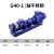 科睿才进料泵粘稠液体输送泵污泥自吸输送G型单螺杆泵 G型单螺杆泵 G40-1轴不锈钢12m³/h4KW L670493