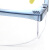 霍尼韦尔（Honeywell）100300护目镜防雾防风沙防冲击防飞溅S200A透明镜片水晶蓝镜框