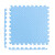 七彩阁 拼接地垫 泡沫垫 防摔地板加厚垫子 单位：块 蓝色 60*60*1.2cm【树叶纹】