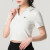 耐克（NIKE）短袖女士 24夏季新款运动服装纯色短款T恤跑步健身衣透气POLO衫 DV7885-133 L