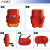 矿井自救器 矿用隔绝式压缩氧气自救器ZYX45/30/60分钟煤矿山ZH化 普通款 普通款 ZYX30自救器(小号）