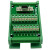 SCSI-14P芯 CN槽式180度采集卡 转接板 中继端子台 HPCN14P连接线 卡扣0.5米