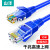山泽（SAMZHE）超五类网线 CAT5e类高速千兆网线 10米 工程/宽带连接跳线 成品网线 蓝色 SZW-1100