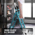 阿笛莫（ADIMO） 梯子家庭用品加厚碳钢人字梯六步折叠梯加宽踏板登高工程梯铁踏板白色