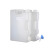 塑料方桶户外车载放水桶龙头瓶PP级便携储水瓶ASONE 10L（带龙头）