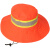 LISM环卫工人帽夏季遮阳防晒大檐帽洁园林公路物业反光网眼帽可印字 棒球帽网面 可调节