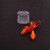 台达（DELTA）可选色 无线防噪音耳塞硅胶圣诞树型套装游泳装用品耳塞 橙色10对盒装 可备注 M