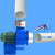 米逡CF离心风机220V商业厨房管道高速强力排风抽油烟风机380V 绿色