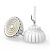 飓开 LED灯泡超亮大功率灯泡 工业照明灯泡E40白光工矿灯泡100W 工矿灯（透镜款）一个价