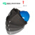 高空作业电焊帽式面罩配安全氩弧焊头戴式焊工卡扣全脸防护 单独ABS安全帽专配插槽面罩 编