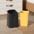 YYN垃圾桶2023客厅厨房卫生间办公室风创意高颜值 10L 白色+45只垃圾袋