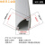 三角PVC墙角迷你线槽 H20三角扇形槽明装免打钉网线路美化隐藏线槽 5米线槽+9个配件(白色) 1米/根