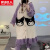 南极人（Nanjiren）睡袍秋冬季加厚珊瑚绒外穿艾莎公主卡通动漫睡袍长款公主风家居服 艾莎睡袍 M (156-162)