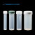 塑料刻度定容定量瓶50ml 美国EE电热PP消解管UC475量筒计量管 有机玻璃定量瓶架31*24孔二层