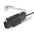 HKNAU型对射光纤传感器光电开关槽型光纤端子机标签感应器1220 ESR-22N放大器+SU-2012
