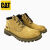 CAT卡特男鞋中帮大黄靴经典耐磨防滑登山户外休闲工装男鞋P721555 黑色 44 标准码